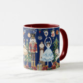 The Nutcracker Vintage Christmas Ballet  マグカップ (正面右)