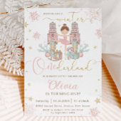 The Nutcracker Winter Onederland 1st Birthday  招待状