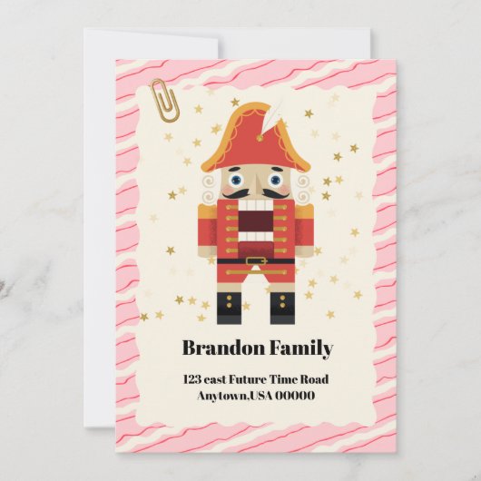 The Nutt Smacker Christmas Holiday Card シーズンカード (正面)