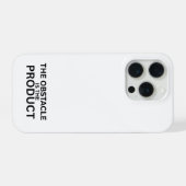 The Obstacle Is The Product ミニマリスト iPhoneケース (裏面横)