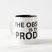 The Obstacle Is The Product Accent ツートーンマグカップ (正面左)