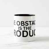 The Obstacle Is The Product Accent ツートーンマグカップ (中央)