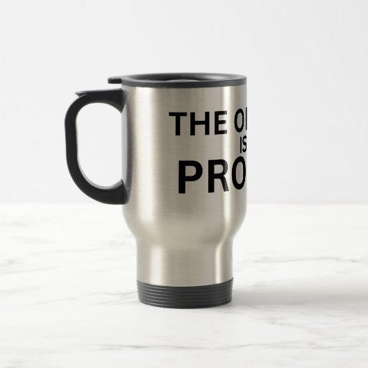 The Obstacle Is The Product Insulated Travel Mug トラベルマグ (左)