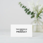 The Obstacle Is The Product Minimalist  名刺 (スタンド正面)