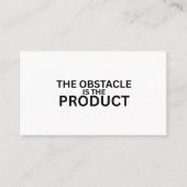 The Obstacle Is The Product Minimalist  名刺 (正面)