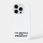 The Obstacle Is The Product Minimalist  iPhoneケース (裏面)
