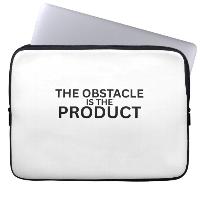 The Obstacle Is The Product Tech Laptop Sleeve ラップトップスリーブ (正面)