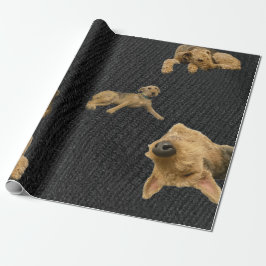 The Obstinate Airedale Wrapping Paper ラッピングペーパー