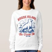 The Ocean State Seal – Rhode Island Gift スウェットシャツ (正面)