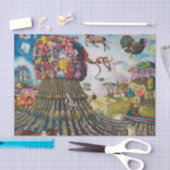 The Odd Farm Day Surreal Painting 薄葉紙 (クラフト)