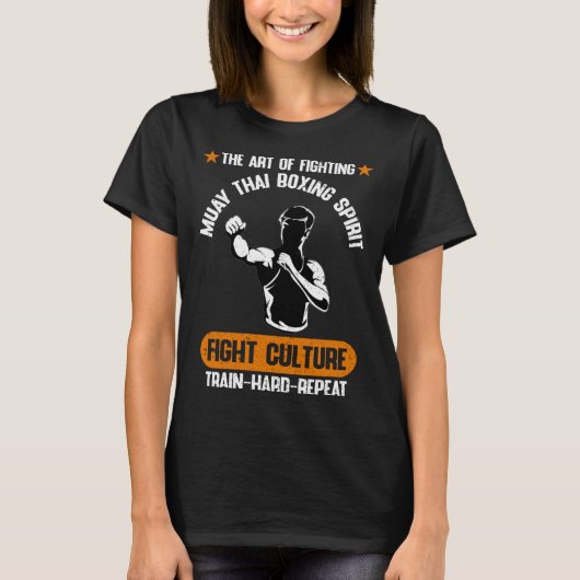 The Of Fighting Fight Culture Muay Thai Quotes Tシャツ (正面)