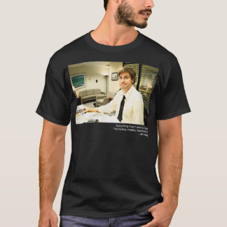The Office Jim Smirking with Quote  Tシャツ