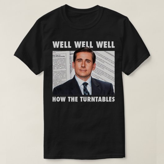 The Office Michael How The Turntables  Tシャツ (デザイン正面)