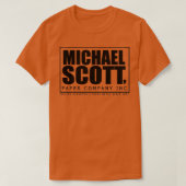 The Office Michael Scott紙ロゴ Tシャツ (デザイン正面)
