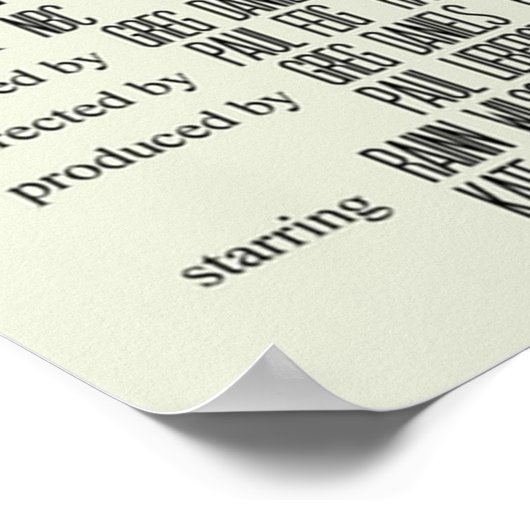 The Office US Alternative Art TV Show Large 3 ポスター (角)