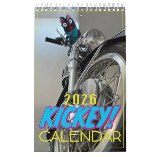 The Official Kickey 2026 Wall Calendar! カレンダー (カバー)