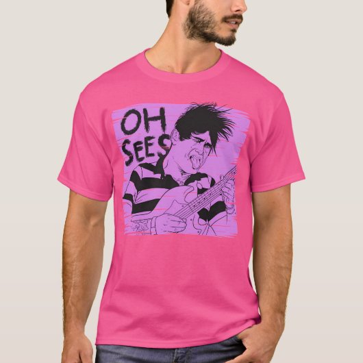 The Oh sees John Dwyer Merch Tシャツ (正面)