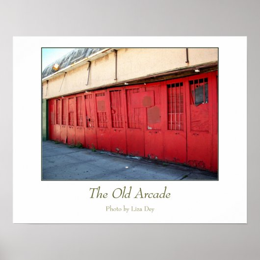 "The Old Arcade" ポスター (正面)