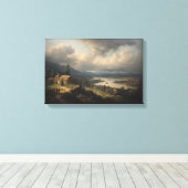 The Old Harbor at Eventide キャンバスプリント (インサイチュ (ウッドフロア))