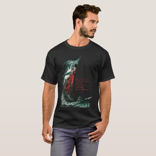 The Old Man and the Sea Hemingway Tシャツ (正面フル)
