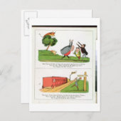 The Old Man of Aosta, page from 'The Book of Nonse ポストカード (正面/裏面)