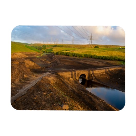 The Old Packhorse Bridge of Baitings マグネット (横)