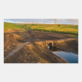 The Old Packhorse Bridge of Baitings 長方形シール