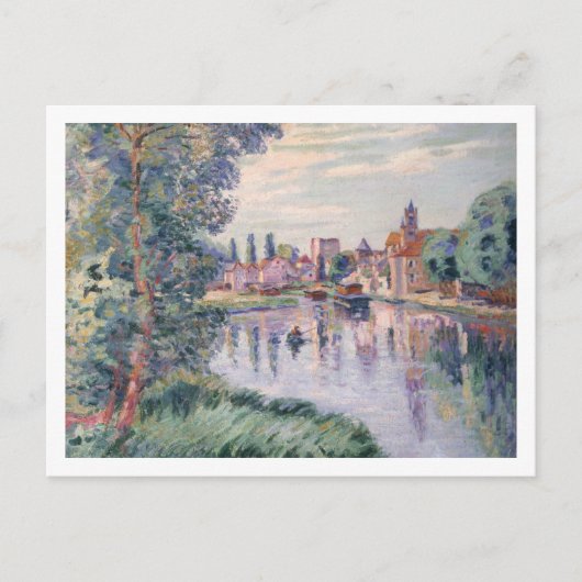 The Old Samois, c.1900 (キャンバス上の油) ポストカード (正面)