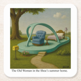 The Old Woman in the Shoe's summer home. スクエアペーパーコースター