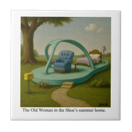 The Old Woman in the Shoe's summer home. タイル