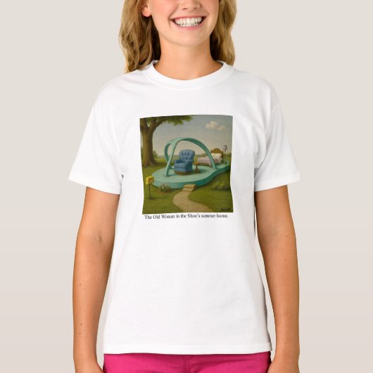 The Old Woman in the Shoe's summer home. Tシャツ (正面)