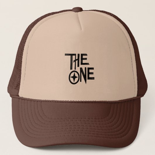 The One – Minimalist Trucker Cap キャップ (正面)
