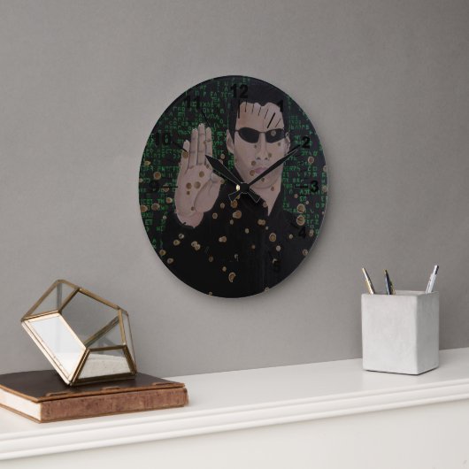 The One Painting by Alfred Fox ラージ壁時計 (オフィス)