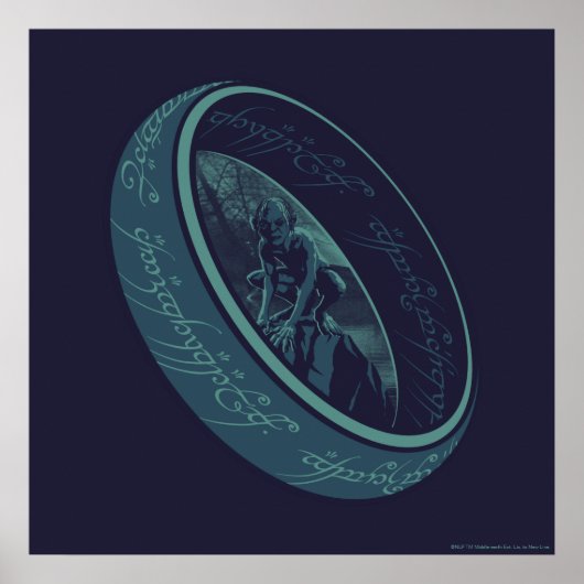 THE ONE RING™ GOLLUM™ グラフィック ポスター (正面)