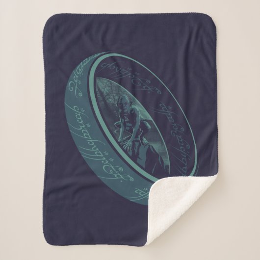 THE ONE RING™ GOLLUM™ Graphic シェルパブランケット (正面)