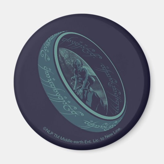 THE ONE RING™ GOLLUM™ Graphic マグネット (正面)