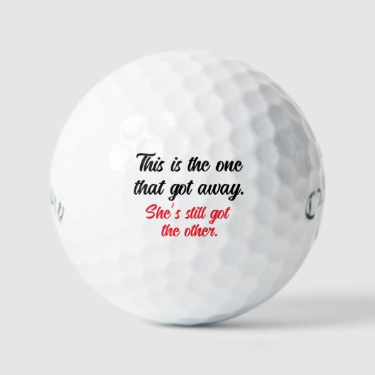 The One That Got Away Custom Golf Balls ゴルフボール (正面)