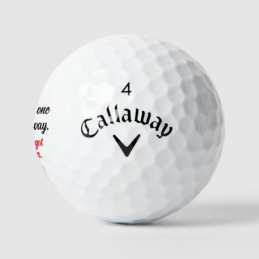 The One That Got Away Custom Golf Balls ゴルフボール (ロゴ)
