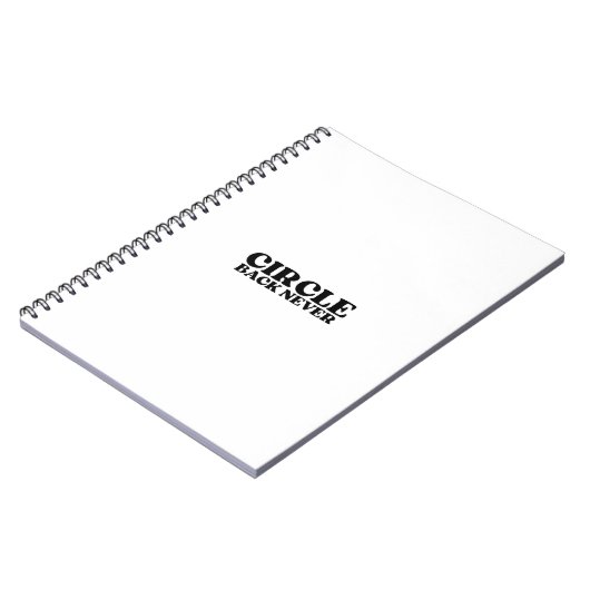 The One-Way Ledger | Circle Back Never ノートブック (左側)