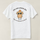 The One Where It's Thanksgiving Tシャツ (デザイン裏面)