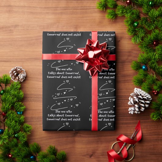 The One Who Talks About Tomorrow, Tomorrow Does No ラッピングペーパー (クリスマスギフト)