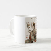 "The One Will Come" Japanese Cat Art Mug コーヒーマグカップ (正面左)