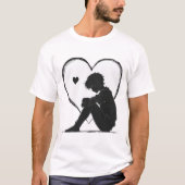 The only one in love in my world tシャツ (正面)