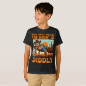 The Only Squat I’m Doin’ Is Diddly Sloth Cowboy Fu Tシャツ (正面フル)