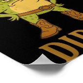 The Only Squat I'm Doing Is Diddly Cowboy Frog Mem ポスター (角)