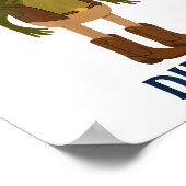 The Only Squat Im Doing Is Diddly Funny Frog Gym L ポスター (角)