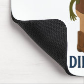 The Only Squat Im Doing Is Diddly Funny Frog Gym L マウスパッド (コーナー)