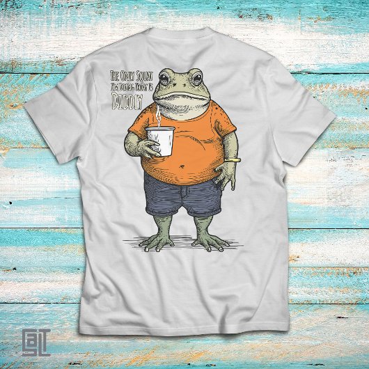 The Only Squat I'm Doing Today Is Diddly Funny Laz Tシャツ