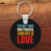 The only thing more powerful than hate is loveThe  キーホルダー (正面)