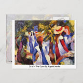 The Open By Mackeの女威厳があるの子 ポストカード (正面/裏面)